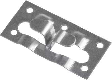 ЗУБР Кляймер-КГ, 10 x 34 x 70 мм, цинк, 50 шт, угловой крепеж для керамогранита (30857) купить в Когалыме