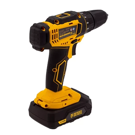 Дрель-шуруповерт аккумуляторная Denzel 26115, CDL-18-01CB, Li-Ion, 18 В, 1 аккумулятор купить в Когалыме