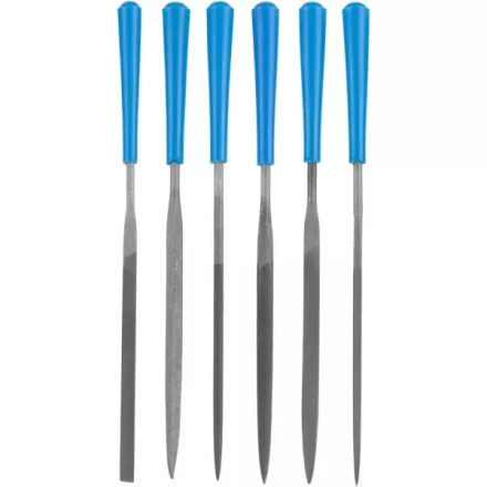 Набор ЗУБР &quot;ЭКСПЕРТ&quot;: Надфили, пластмассовая ручка, насечка 2 = Бархатная, с чехлом, 100мм, 6шт 16022-2-H6 купить в Когалыме