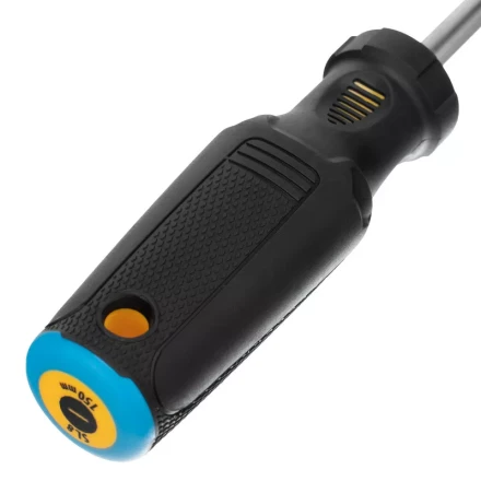 Отвертка SL8x150 мм, CrV, трехкомпонентная рукоятка Denzel 12200 купить в Когалыме