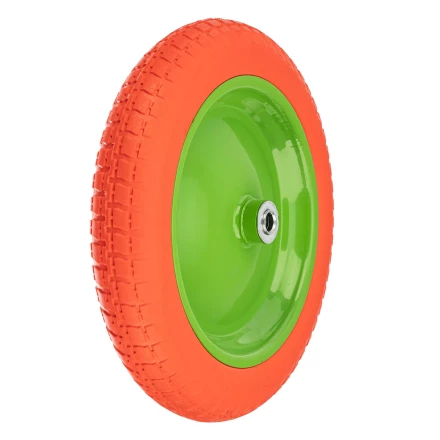 Колесо полиуретановое Сибртех 3.00-8, длина оси 90 мм, подшипник 16 мм, 689755 купить в Когалыме