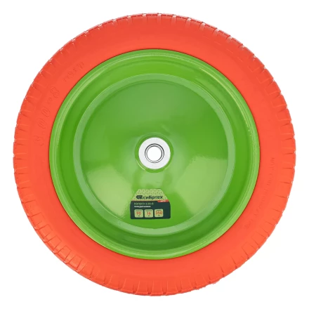 Колесо полиуретановое Сибртех 3.00-8, длина оси 90 мм, подшипник 16 мм, 689755 купить в Когалыме