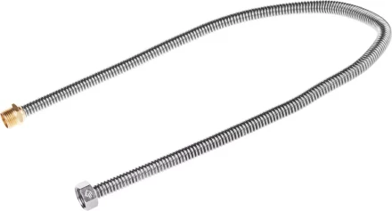 Подводка ЗУБР "ЭКСПЕРТ" сильфонная из нержавеющей стали, для воды, г/ш  (гайка-штуцер), 1/2", 0,8м 51011-G/S-080 купить в Когалыме