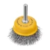 Щетка для дрели, 50 мм, Чашка, со шпилькой, нержавеющая витая проволока Denzel 744633 купить в Когалыме