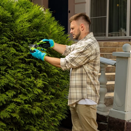 Секатор прямого реза Palisad, 200 мм, металлические обрезиненные рукоятки, 6054958 купить в Когалыме