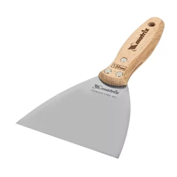Шпательная лопатка из нержавеющей стали Matrix, 120 мм, буковая рукоятка, EFP 85618