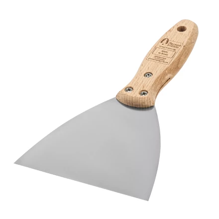 Шпательная лопатка из нержавеющей стали Matrix, 120 мм, буковая рукоятка, EFP 85618 купить в Когалыме
