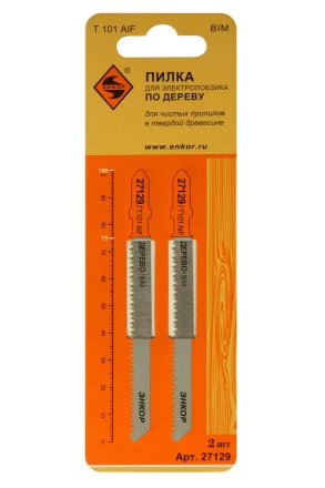 Пилка для электролобзика T101 AIF 2 шт. Энкор 27129 купить в Когалыме