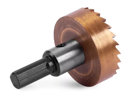 HSS-TiN коронка MESSER 38мм с центр. сверлом и толкающей пружиной для  лист. материала  до 2 мм ц/х купить в Когалыме