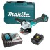 Аккумуляторная углошлифовальная машина Makita DGA504RT (1* АКБ 5Ач, ЗУ) купить в Когалыме
