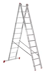 Лестница 2-х секционная алюминиевая 2*11 1013299