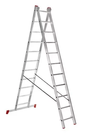 Лестница 2-х секционная алюминиевая 2*11 1013299 купить в Когалыме