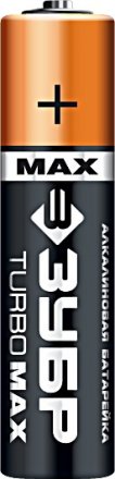 Батарейка ЗУБР &quot;TURBO MAX&quot; щелочная (алкалиновая), тип AAA, 1,5В, 4шт на карточке 59203-4C купить в Когалыме