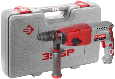 Перфоратор ЗУБР, SDS-plus, БЗП , 650 Вт, кейс ЗП-650ЭК купить в Когалыме