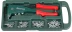 Заклепочник, KRAFTOOL "NX-5" 31173-H6, усиленный литой к d=2,4-4,8 мм - Al и сталь, d=2,4-4,0 - нерж сталь, в боксе, с набором заклепок 31173-H6 купить в Когалыме