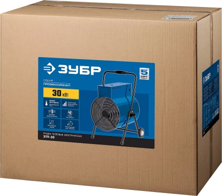 Пушка тепловая круглый корпус ЗТП-30 серия ПРОФЕССИОНАЛ купить в Когалыме