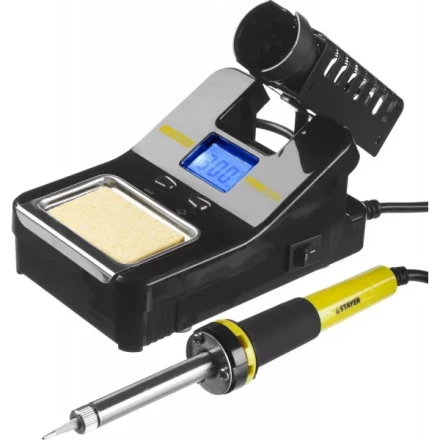 Паяльная станция STAYER "PROFI" цифровая с ЖК дисплеем, диапазон 160-520°C, шаг 10°C, 48Вт 55370 купить в Когалыме