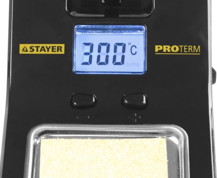 Паяльная станция STAYER &quot;PROFI&quot; цифровая с ЖК дисплеем, диапазон 160-520°C, шаг 10°C, 48Вт 55370 купить в Когалыме