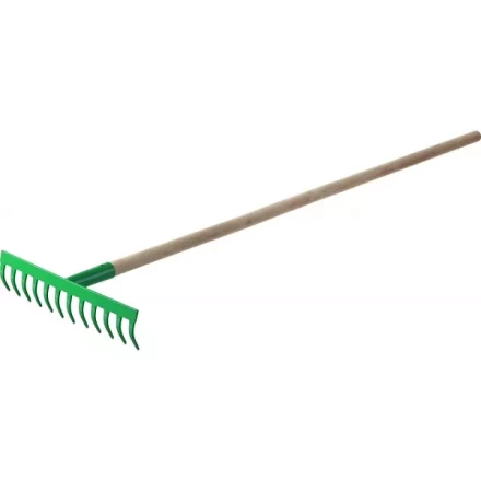 Грабли РОСТОК садовые с черенком, 12 прямых зубцов 421901-12 купить в Когалыме
