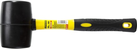 Киянка STAYER &quot;PROFESSIONAL&quot; резиновая ЧЕРНАЯ, с фиберглассовой ручкой, 900г 2054-90 купить в Когалыме