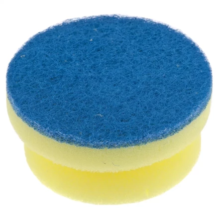 Губки для посуды c тефлоновым покрытием круглые d 95х50 мм 2 шт в картоне ТМ Elfe 92361 купить в Когалыме