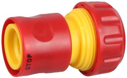 Соединитель GRINDA с автостопом, из ударопрочной пластмассы, 3/4&quot; 8-426330_z01 купить в Когалыме