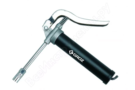 Шприц плунжерный пневматический G15B 207атм 85г трубка 100мм GROZ купить в Когалыме