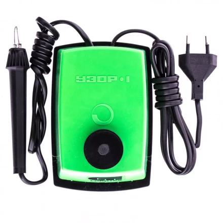 Электроприбор для выжигания по дереву "Узор 1" с подставкой запасная игла 5 проекций Сибртех. 91304 купить в Когалыме