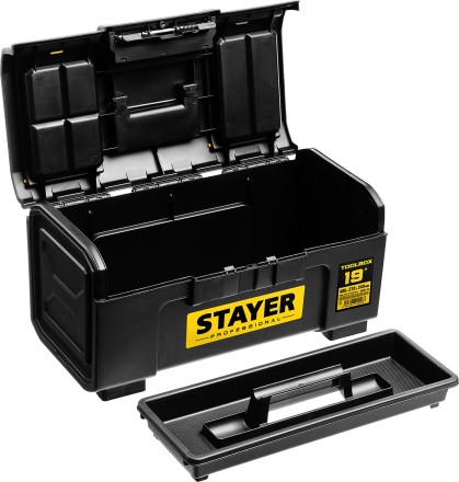 Ящик для инструмента &quot;TOOLBOX-19&quot; пластиковый, STAYER Professional 38167-19 купить в Когалыме