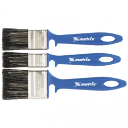 Набор кистей Водные краски 25 мм 35 мм 50 мм Color Line пластик Matrix 83349