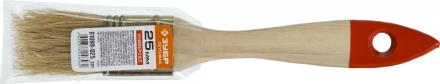 Кисть плоская ЗУБР "УНИВЕРСАЛ-ОПТИМА", светлая щетина, деревянная ручка, 25мм 01099-025_z01 купить в Когалыме
