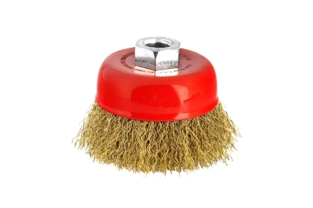 Кордщетка HAMMER чаша 75мм для УШМ гофрированная латунированная сталь (207-102) купить в Когалыме