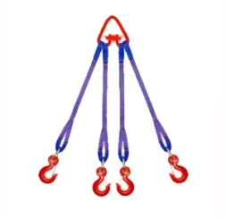 Строп текстильный четырехветвевой 4СТ 16 т  L=6 м  5:1 Звено РТ-3