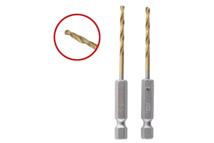 Сверло по металлу HAMMER Ф2.5х77мм (202-802 DR MT 2шт.) купить в Когалыме