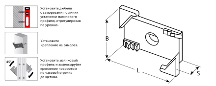 ЗУБР ВИНТ-100, 100 шт, система крепления штукатурных маяков (30955-100) купить в Когалыме