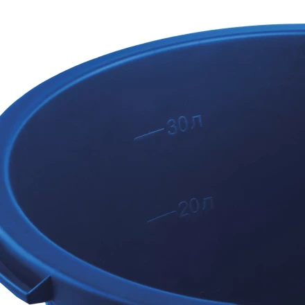 ЗУБР 40 л, первичный высокопрочный пластик, усиленный круглый строительный таз (06094-45) купить в Когалыме