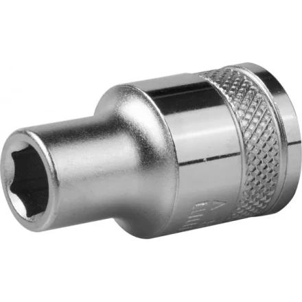 Торцовая головка KRAFTOOL &quot;INDUSTRIE QUALITAT&quot;, Cr-V, FLANK, хромосатинированная, 1/2&quot;, 8 мм 27805-08_z01 купить в Когалыме