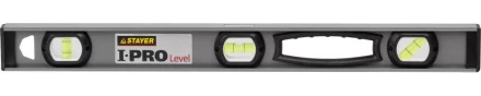 Уровень STAYER &quot;PROFESSIONAL&quot; I-PROLevel, усилен рельс с ручками, утолщен особопрочн профиль, точность 1мм/м, 3 ампулы, 60см 3477-060 купить в Когалыме