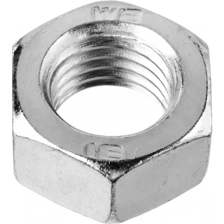 Гайка ЗУБР шестигранная DIN 934, класс прочности 8, оцинкованная,  M16, ТФ6, 2 шт. 4-303536-16 купить в Когалыме
