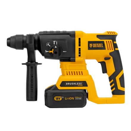 Перфоратор аккумуляторный BLRH-IB-26 Li-Ion, 18 В Denzel 26701 купить в Когалыме