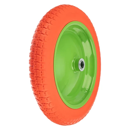 Колесо полиуретановое Сибртех 3.00-8, длина оси 90 мм, подшипник 20 мм, 689765 купить в Когалыме