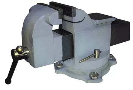 Тиски  слесарные поворотные 200мм с наковальней 20087 купить в Когалыме