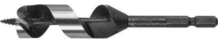 ЗУБР. Сверло по дереву, спираль Левиса, шестигранный хвостовик 1/4&quot;, 16х120мм 29483-120-16 купить в Когалыме