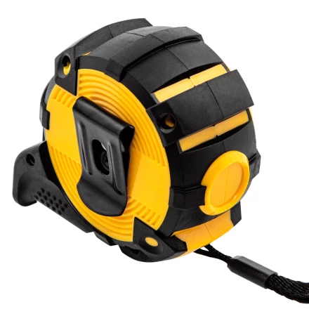 Рулетка Denzel 5м х 25мм, автоматич. фиксац., нейлон. покрытие, магнит. зацеп, двухстор. разметка 31522 купить в Когалыме