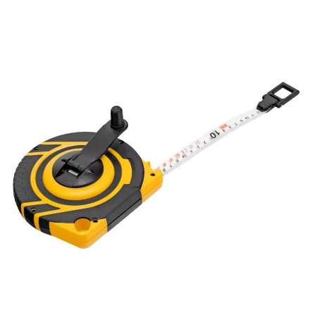 Рулетка геодезическая Denzel 20 м х 15 мм, закрытый корпус, фиберглассовая лента, 31290 купить в Когалыме