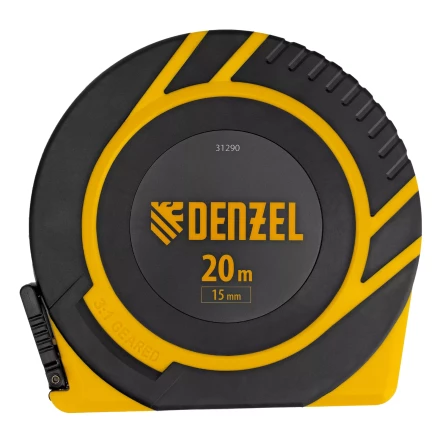Рулетка геодезическая Denzel 20 м х 15 мм, закрытый корпус, фиберглассовая лента, 31290 купить в Когалыме