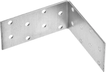 Крепежный угол ЗУБР "МАСТЕР" равносторонний, 40х80х80мм, 20шт 310205-040-080 купить в Когалыме