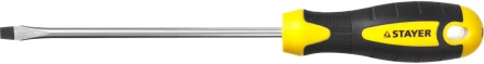 Отвертка STAYER &quot;MASTER&quot; &quot;ТECHNO&quot;, двухкомпонентная рукоятка, магнитный наконечник, Cr-V, SL6,0x150мм 2507-06-15_z02 купить в Когалыме