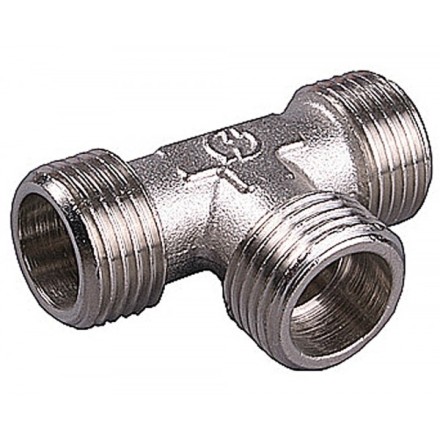 Тройник GENERAL FITTINGS никелированная латунь, ш/ш/ш, 3/4&quot; 51051-3/4 купить в Когалыме