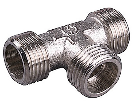 Тройник GENERAL FITTINGS никелированная латунь, ш/ш/ш, 3/4&quot; 51051-3/4 купить в Когалыме